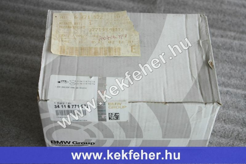 Első fékbetét E81, E82, E87, E88 - 130i, 123d 330mm fékhez Cikkszam: Listaara 65.600ft. Akcios ara
